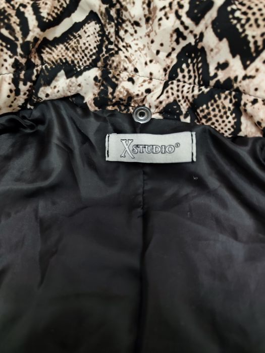 Casaco alcochoado estampa cobra XXL