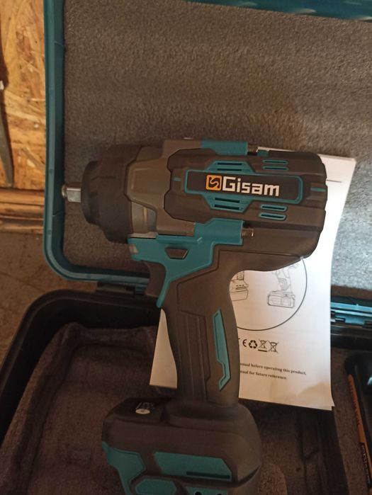 Гайковерт потужний акумулляторний Gisam 2800нм.новий