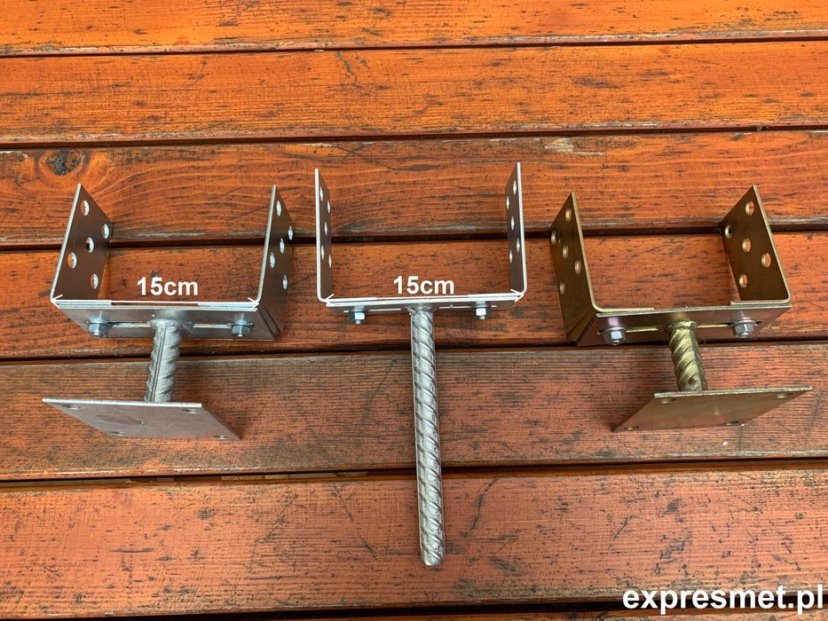 Podpora podstawa słupa przykręcana regulowana SOLIDNA kotwa  wspornik
