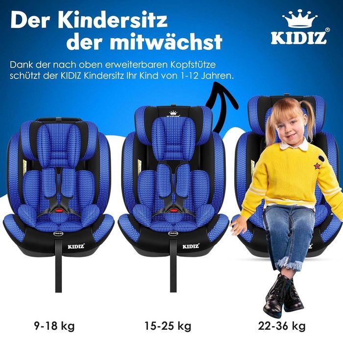 Nowy fotelik samochodowy/ nosidełko /fotel 9-36kg /KIDIZ !4421!