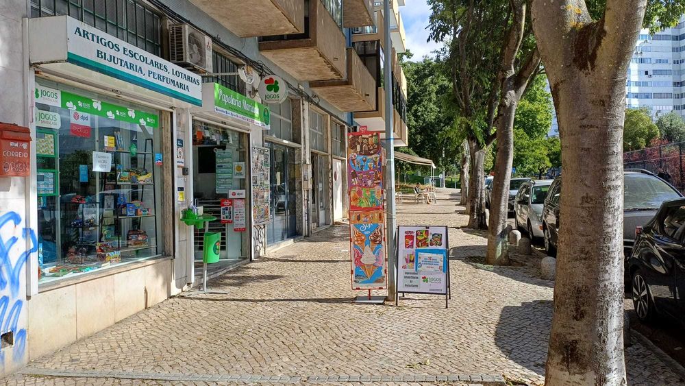 Venda Papelaria & Tabacaria de referência em Almada com Jogos Santa Casa