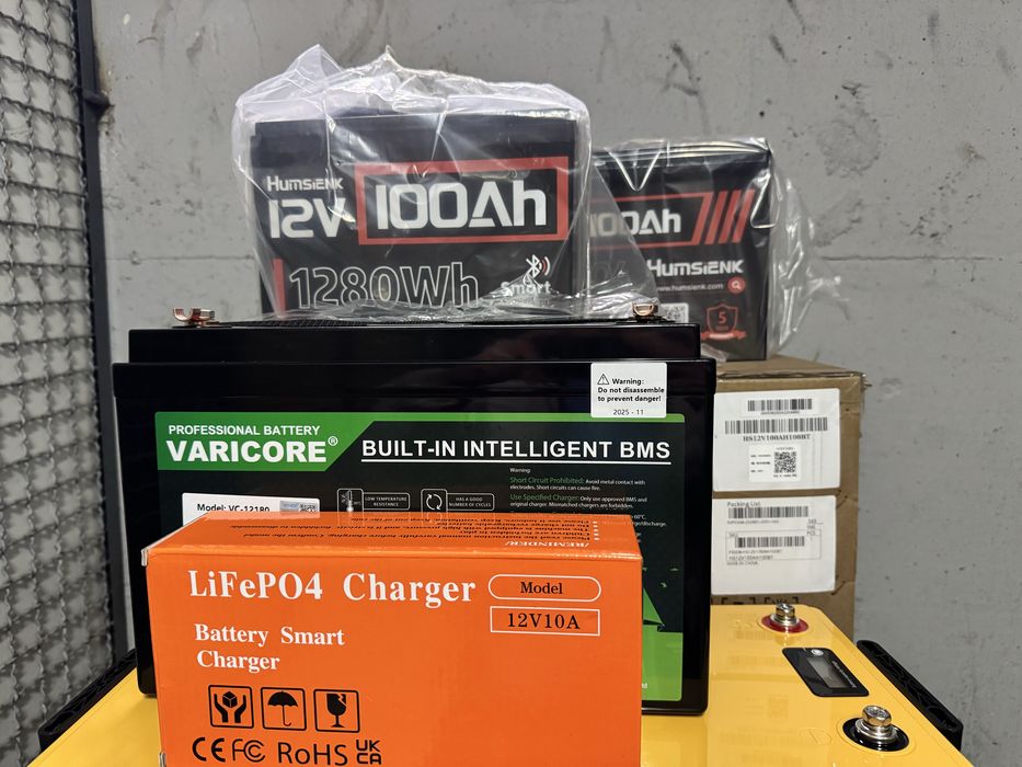 Літієвий  акумулятор LiFePO4 12V — в наявності 12/100/180/200/300/350