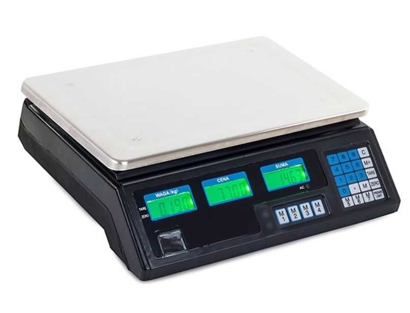 Waga sklepowa kalkulacyjna bazarowa do karpia warzyw wędlin do 40kg