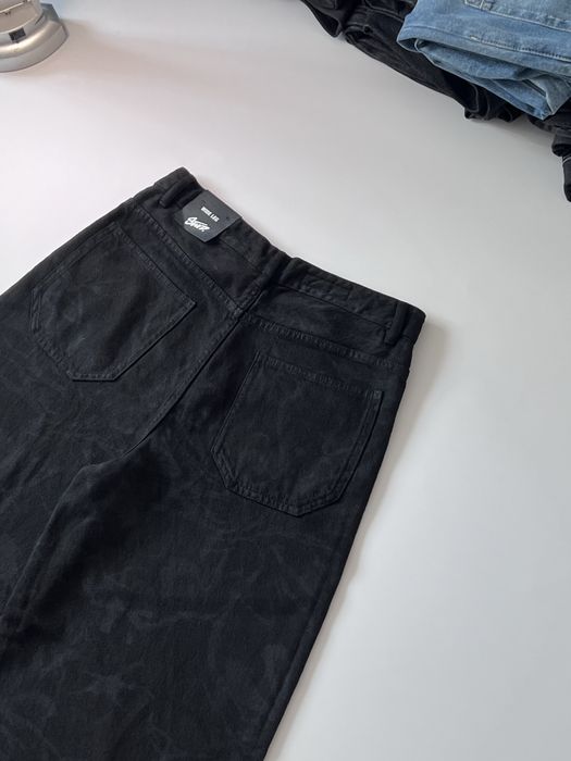 NEW black SUPER BAGGY jeans BERSHKA нові дуже широкі джинси