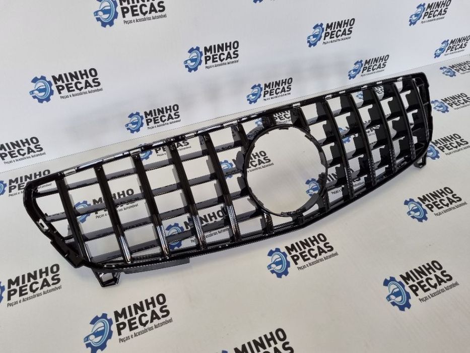 Grelha Frontal Mercedes Class A (W176) GTR Facelift Preto Brilho