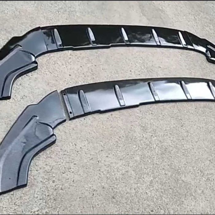 Сплиттер бампера для Volkswagen Golf 7 диффузор губа спойлер сплiтер