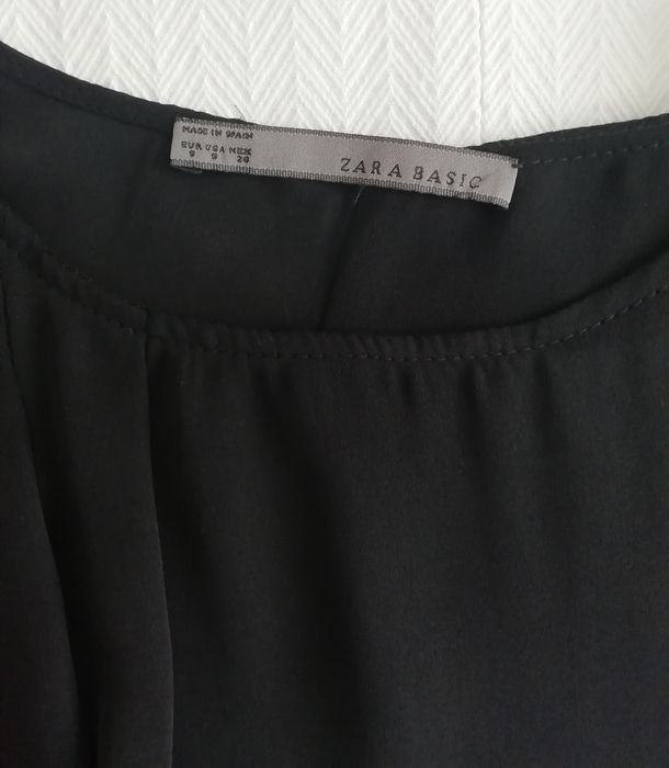 Top Preto Zara Basic425472999073392641
