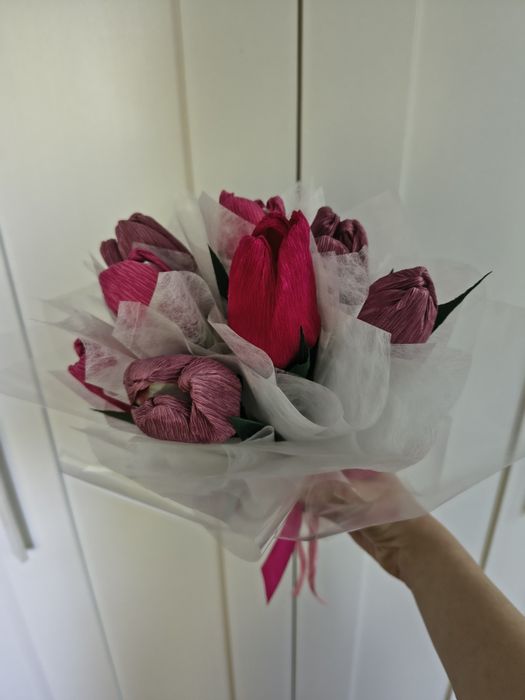 Bukiet jadalny tulipany