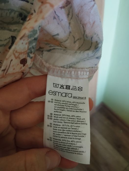 Letnia sukienka w kwiaty S/M