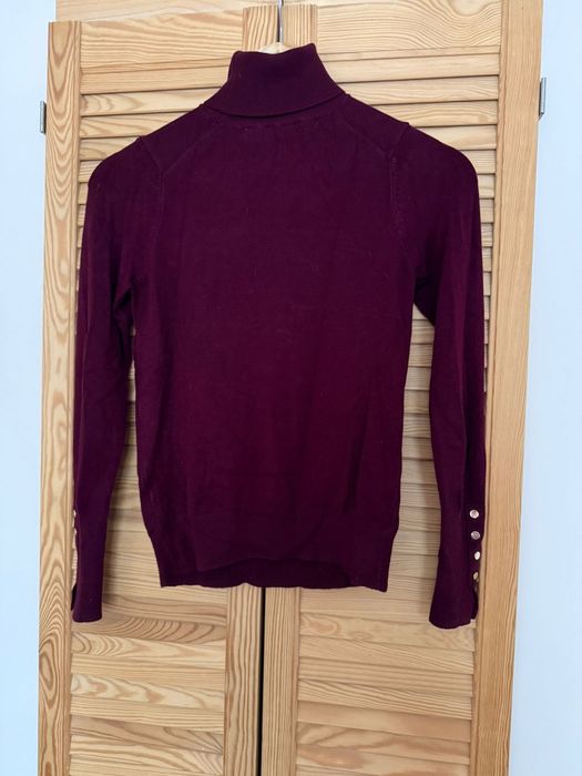 Burgundowy Golf Zara roz. S