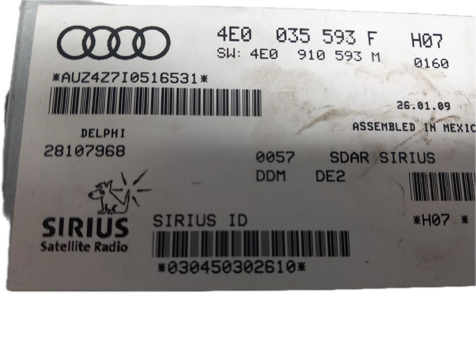 Módulo genérico AUDI Q7 (4L)