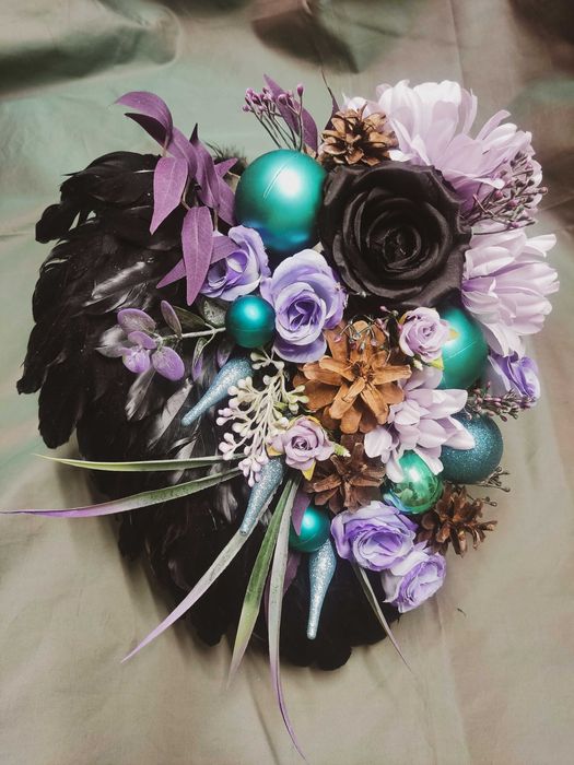 Świąteczna kompozycja na cmentarz