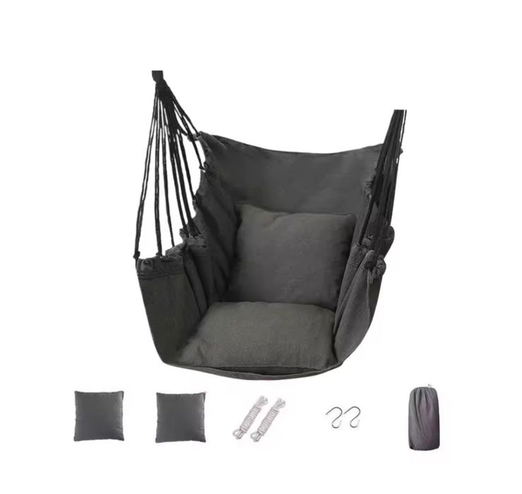 Кресло качалка с 2 подушками