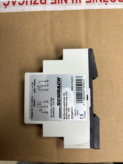 Przekaźnik czasowy wielofunkcyjny Zr5mf011 Schrack