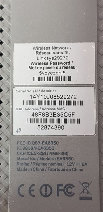 Роутер Linksys EA6350