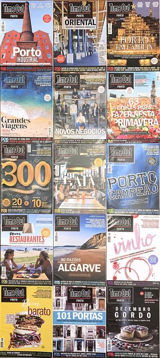 Revistas Time Out Porto (conjunto de 114 ou avulso)