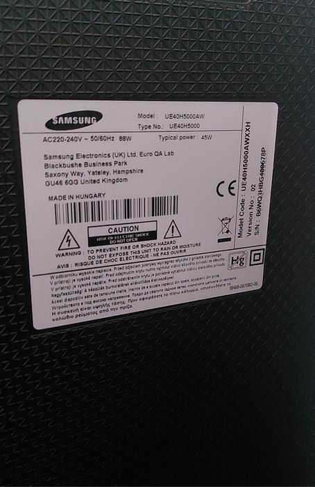 Telewizor Samsung 40 cali