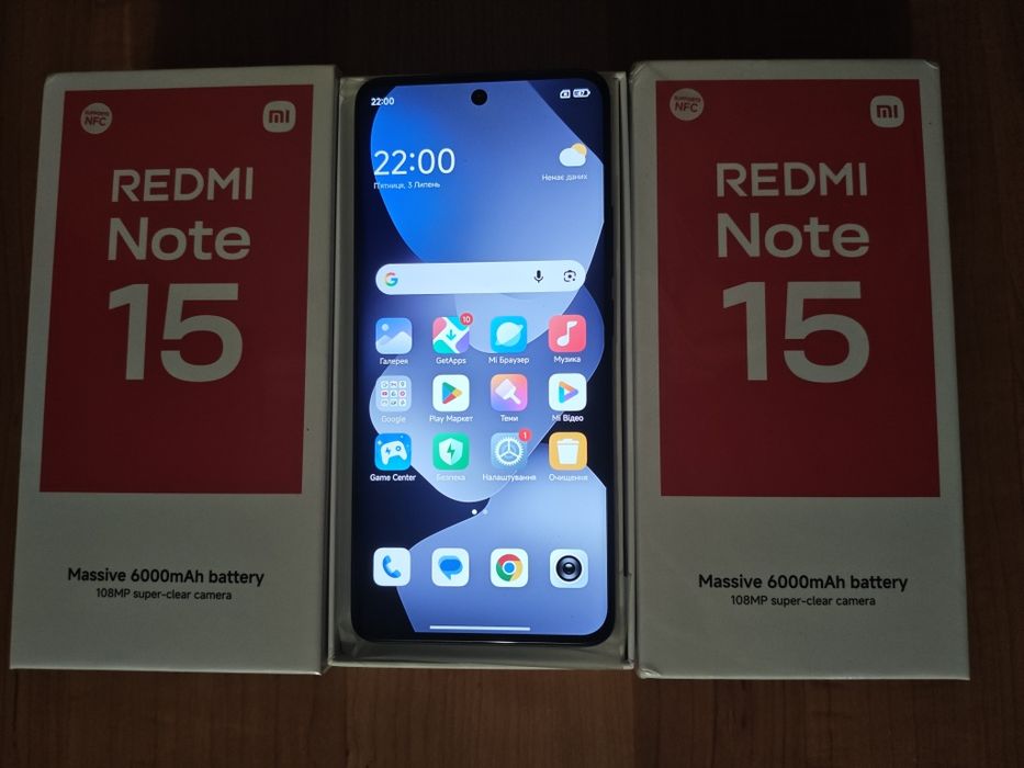 Смартфон Redmi Note 15 8/256gb. Global. NFC