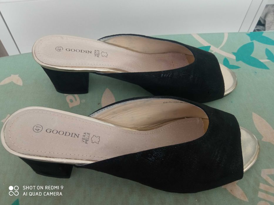 Klapki na obcasie Goodin rozm. 41