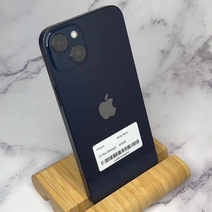 Apple iPhone 14 Plus 256GB Meia-Noite | Bateria 80% | Muito Bom Estado