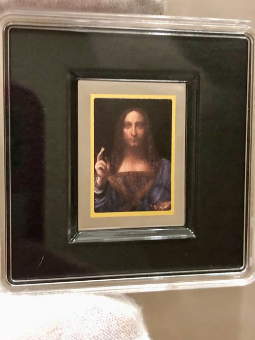 Долар Токелау " Спаситель". Леонардо да Вінчі! Золото.