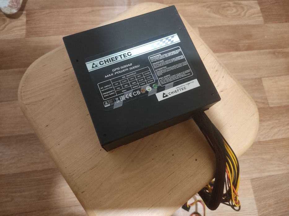 Блок питания ATX Chieftec GPS-500A8 500W