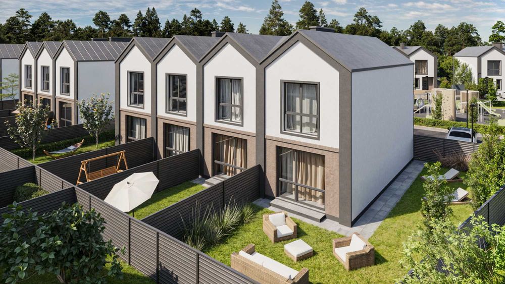 ГАЗИФІКОВАНИЙ таунхаус у с.Святопетрівське від ЗАБУДОВНИКА