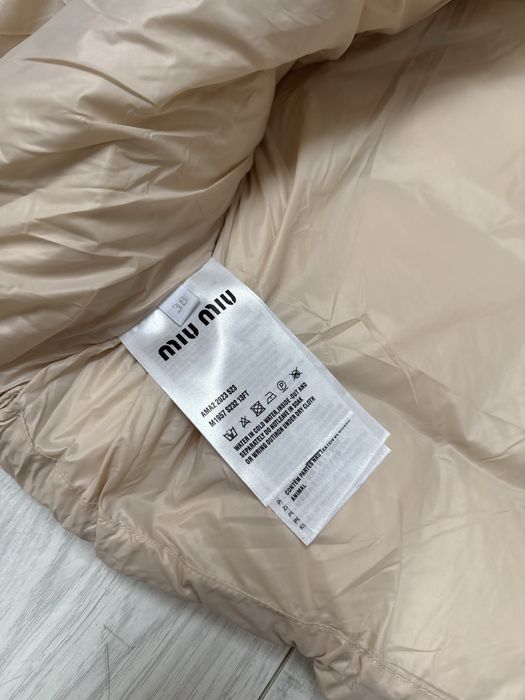 Damska kurtka puchowa Miu Miu nowa z metkami 38 M pierze duck down