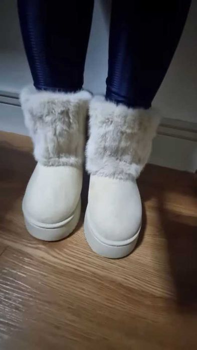 Botki pluszowe jesienno zimowe 3 kolory