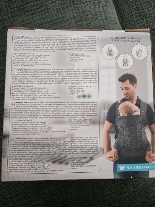 Nosidło ergonomiczne  smiki nowe