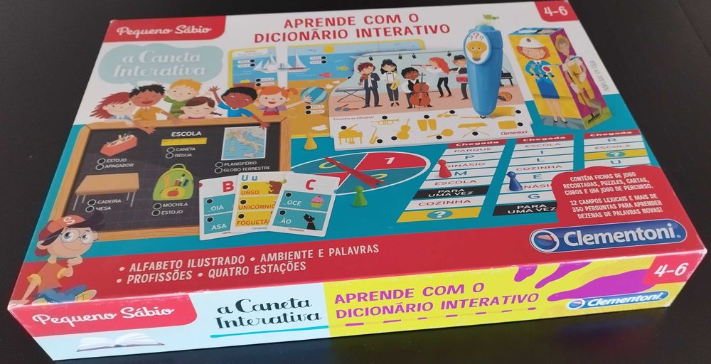 Conjunto Puzzles e Jogos Didáticos para crianças 3 aos 7 anos (9 artigos - bom estado)