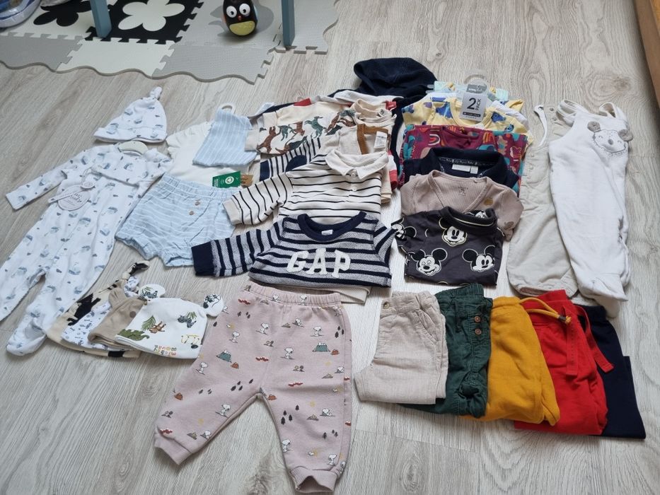 Paka ubrań dla chłopca, rozmiar 68 H&M ZARA sinsay GAP C&A