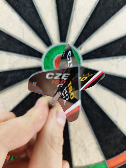 100x komplet Piórka dart standard 100 micronow lotki rzutki darts