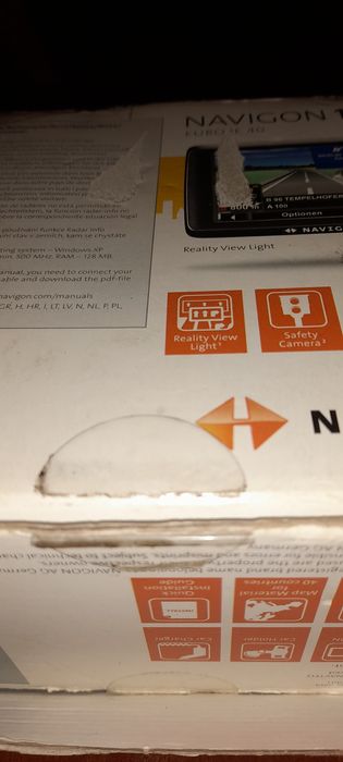 Gps navigon em caixa