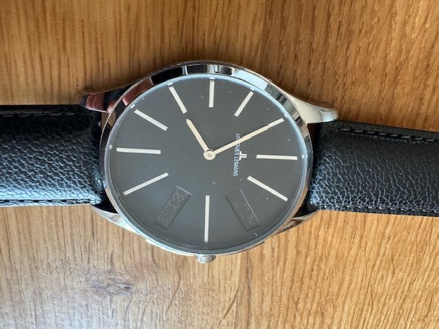 Zegarek Jacques Lemans czarna koperta