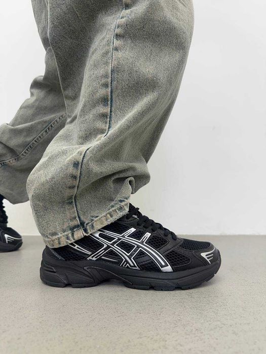 ‼️НОВІ Кросівки ASICS Gel-1130 Black Silver