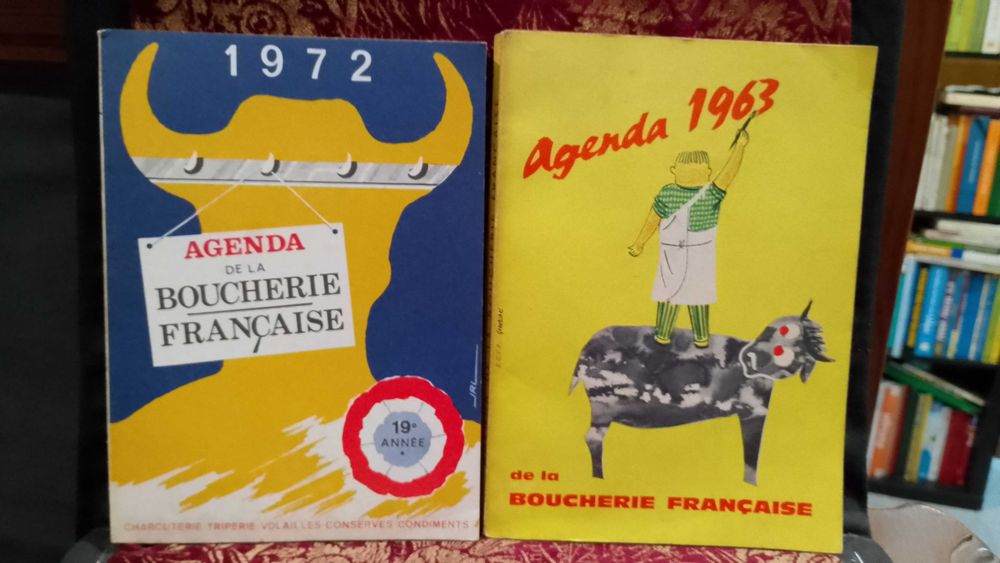 Agenda 1963/72 De la Boucherie Française 2 Unidades