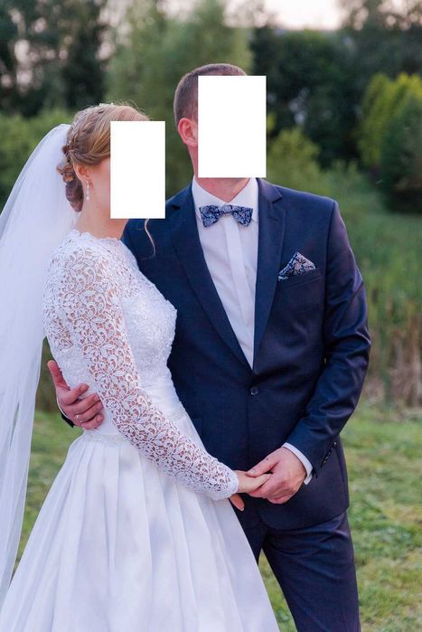 suknia ślubna welony bolerko