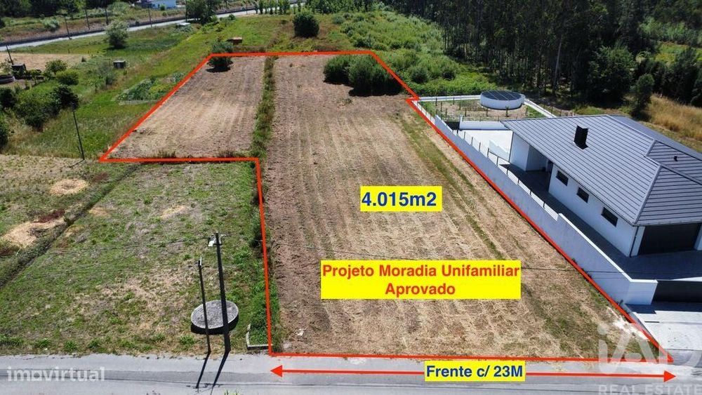 Terreno Agrícola em Oiã