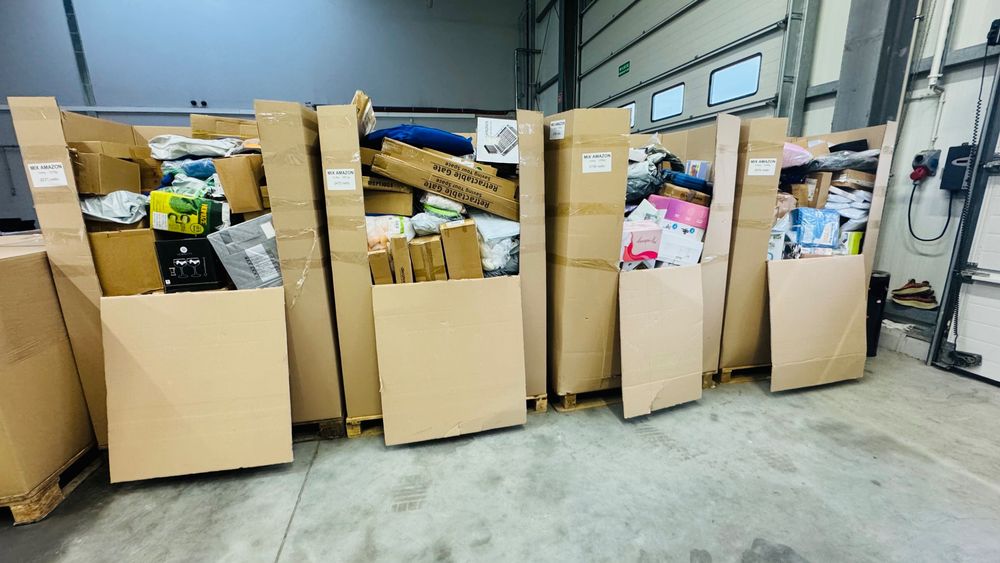 Paleta AMAZON MIX Home Garden Garage — palety bez elektroniki na wagę