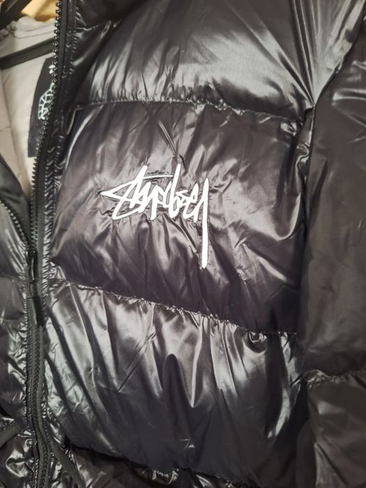 Kurtka puchowa stussy parka czarna  rozm.S Nowa