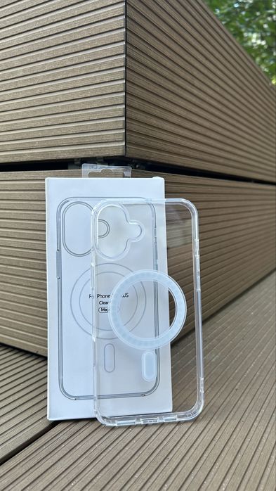 Silikonowe Przezroczyste Magsafe Etui do Iphone 16 Plus