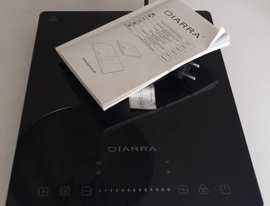 Placa de Indução Portátil CIARRA (2000W) – Como Nova / Impecável