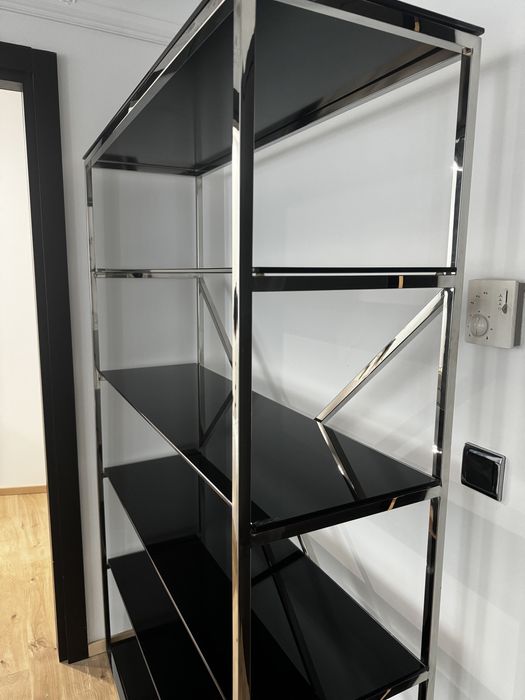 Duzy regał glamour chrom Transport