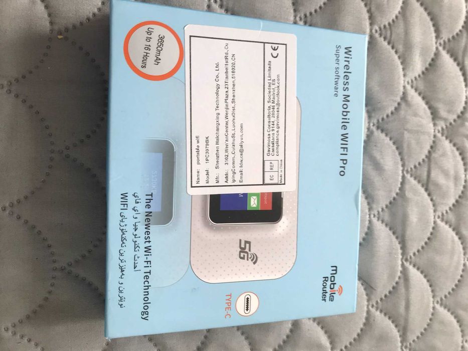 Modem przenośny router WiFi