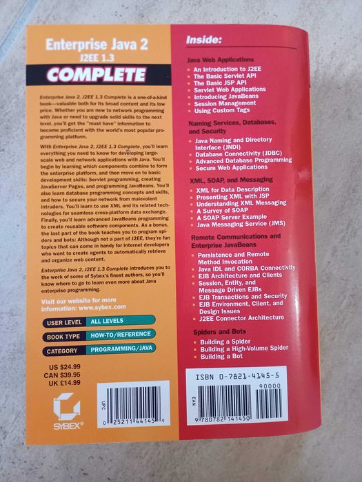 Enterprise JAVA 2, J2EE 1.3 Complete425181040932956161