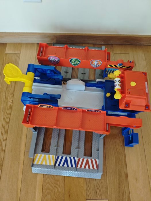 Garagem brinquedo patrulha pata
