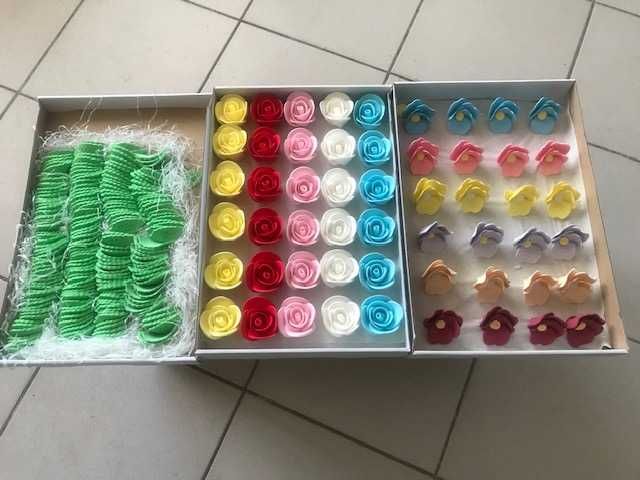 Flores em açúcar decoração bolos pastelaria padaria