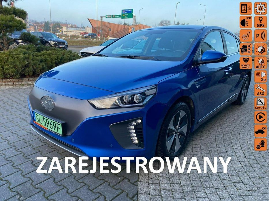 Hyundai IONIQ LED, navi, podgrz. fot+kier, kamera, keyless, asyst. pasa+martwe pole