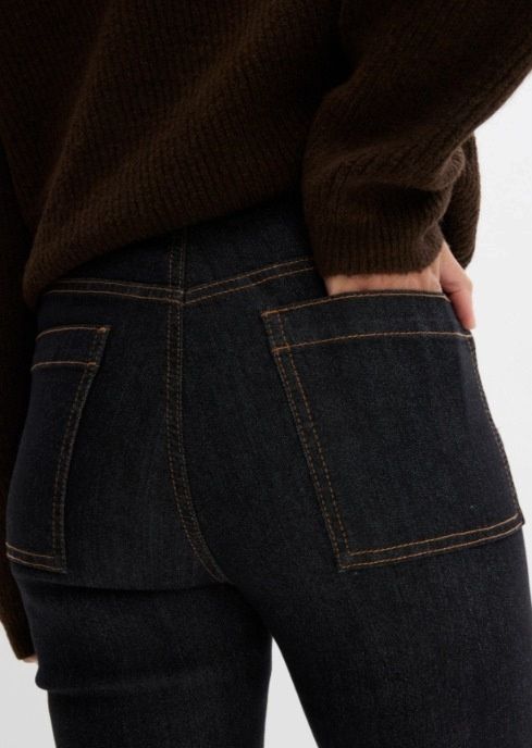 B.P.C spodnie bootcut czarny jeans 38.